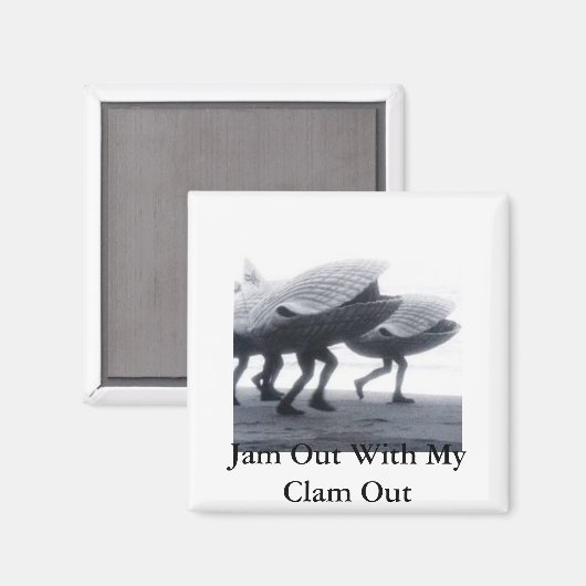 Clam-Magnet Magnet (Vorderseite/Rückseite)