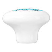 Clam mit einem Pearl Coastal Beach House Keramikknauf (Seitenansicht)