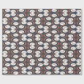 Clam Muschel Waves IV Geschenkpapier (Flach)