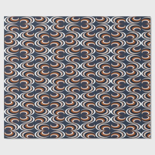 Clam Muschel Waves V Geschenkpapier (Flach)