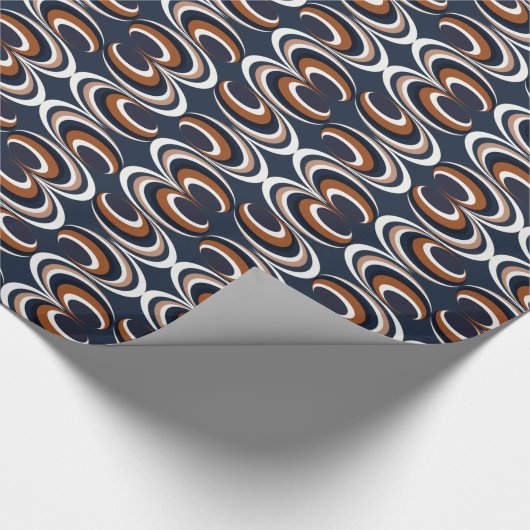 Clam Muschel Waves V Geschenkpapier (Ecke)