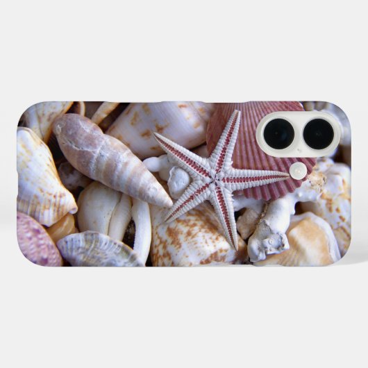 Clam Muscheln Case-Mate iPhone Hülle (Rückseite (Horizontal))