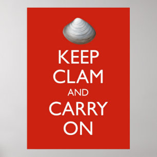 CLAM-Plakat behalten Poster