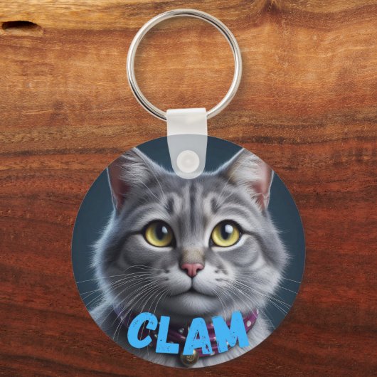 Clam Schlüsselanhänger (Vorderseite)