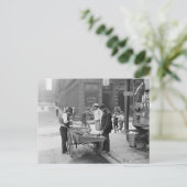 Clam Seller in Little Italy, 1906 Postkarte (Stehend Vorderseite)