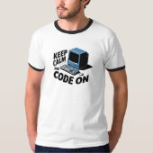 Clam und Code auf behalten T-Shirt (Vorderseite)