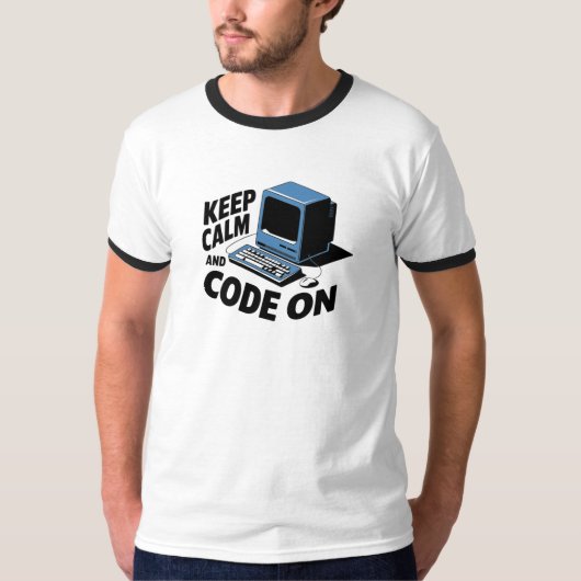 Clam und Code auf behalten T-Shirt (Vorderseite)