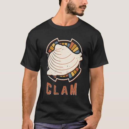 Clam Vintag Classic Retro Animal Liebe T-Shirt (Vorderseite)