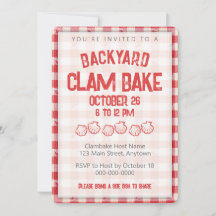 Clambake Casual Seafood Kochfest Essen Gingham