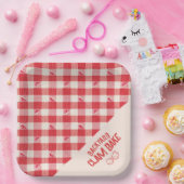 Clambake Lässig Seafood Party Gingham Kariert Pappteller (Party)