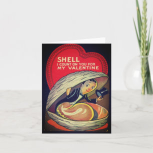 Clammy Card, verstörende Valentintagskarte Dankeskarte