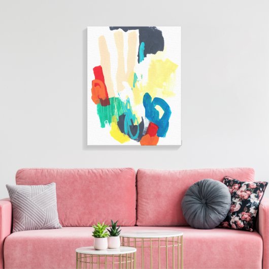 Clamor I Leinwanddruck (Insitu (Wohnzimmer))