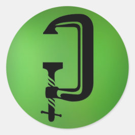 Clamp AH2010 Quadratischer Aufkleber