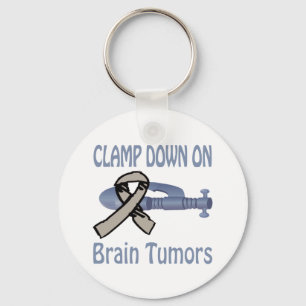 Clamp Down on Brain Tumors Schlüsselanhänger