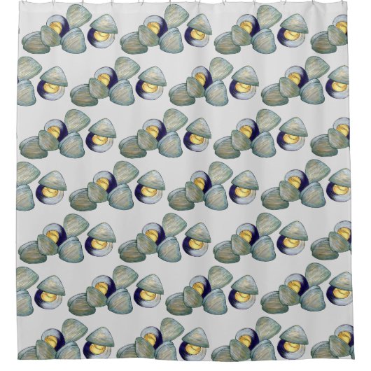 Clams Clambake Rhode Island New England Meeresfrüc Duschvorhang (Vorderseite)