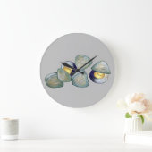 Clams Clambake Rhode Island New England Meeresfrüc Große Wanduhr (Zuhause)