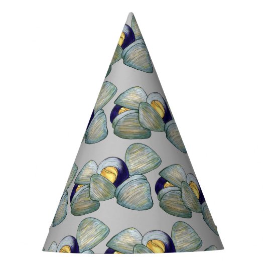 Clams Clambake Rhode Island New England Meeresfrüc Partyhütchen (Vorderseite)