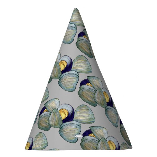 Clams Clambake Rhode Island New England Meeresfrüc Partyhütchen (Rechts)