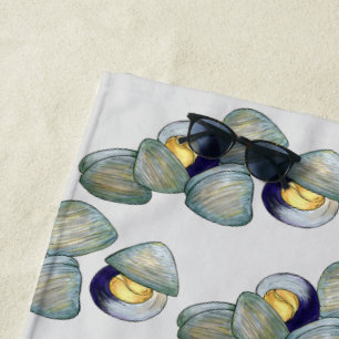 Clams Clambake Rhode Island New England Meeresfrüc Strandtuch