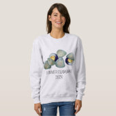 Clams Clambake Rhode Island New England Meeresfrüc Sweatshirt (Vorne ganz)