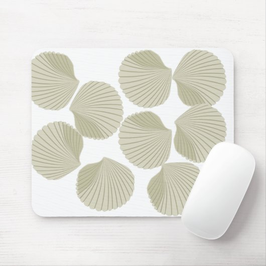Clamshell Gemustert Mousepad (Mit Mouse)