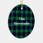 Clan Abercrombie Jagd Tartan Keramik Ornament (Rechts)