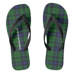 Clan Abercrombie Karierte Personalisierte Flip Flo Badesandalen
