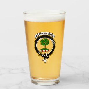 Clan Abercrombie (oder Abercromby) Bier Glass Glas