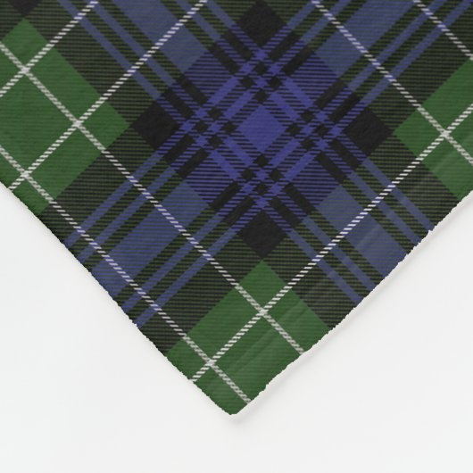 Clan Abercrombie Tartan Fleecedecke (Ecke)
