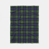 Clan Abercrombie Tartan Fleecedecke (Vorderseite)
