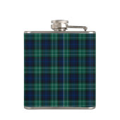 Clan Abercrombie Tartan Mit Monogramm Flachmann (Rückseite)