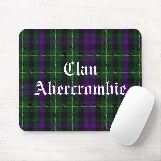 Clan Abercrombie Tartan Mousepad (Mit Mouse)