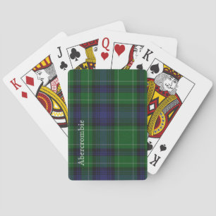 Clan Abercrombie Tartan Plaid Playing Cards Spielkarten
