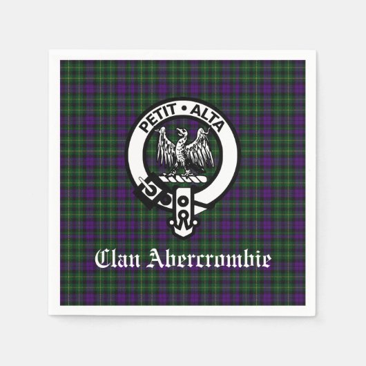 Clan Abercrombie Tartan Serviette (Vorderseite)