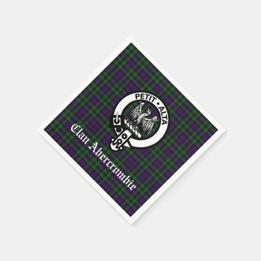 Clan Abercrombie Tartan Serviette (Ecke)