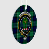 Clan Abercrombie Tartan und Wappen Ornament (Vorderseite)