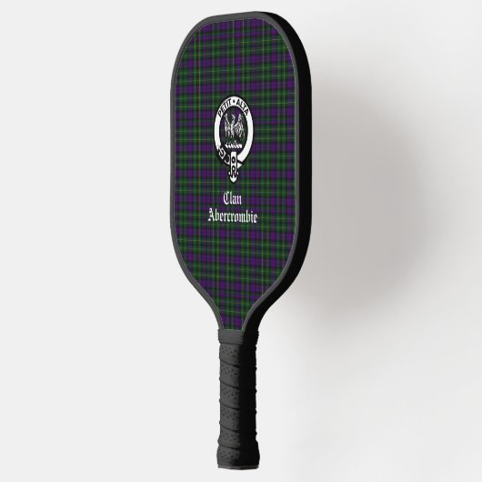 Clan Abercrombie Tartan & Wappen Custom Pickleball Schläger (Links)