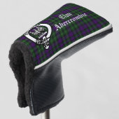 Clan Abercrombie Tartan & Wappen Golf Headcover (3/4 Vorderseite)