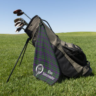 Clan Abercrombie Tartan & Wappen Golfhandtuch