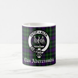 Clan Abercrombie Tartan & Wappen Kaffeetasse