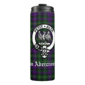 Clan Abercrombie Tartan & Wappen Thermosbecher (Vorderseite)
