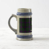 Clan Abercrombie Wappen Abzeichen & Tartan Custom Bierglas (Links)