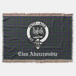 Clan Abercrombie Wappen Abzeichen & Tartan Decke