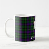 Clan Abercrombie Wappen Abzeichen & Tartan Kaffeetasse (Links)