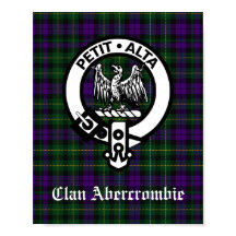 Clan Abercrombie Wappen Abzeichen & Tartan