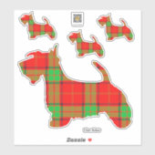 Clan Adair Scottie Sticker (Blatt)