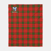 Clan Adair Tartan Kariert Fleecedecke (Vorderseite)