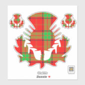 Clan Adair Thistle Sticker (Blatt)