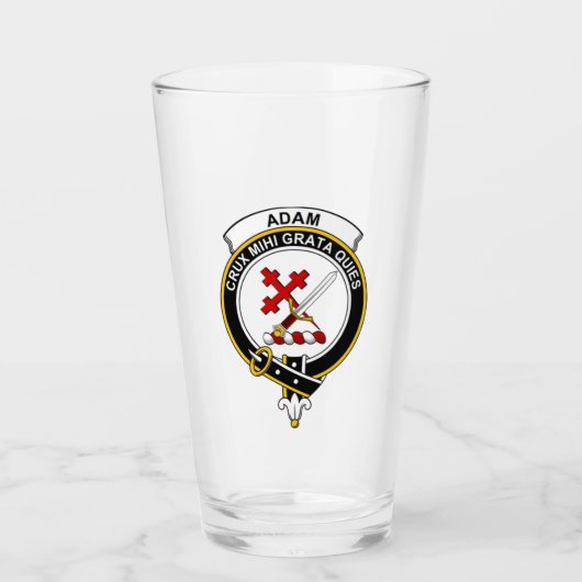Clan Adam Beer Glass Glas (Vorderseite)