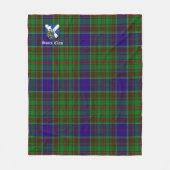 Clan Adam Hunting Tartan Kariert Fleecedecke (Vorderseite)